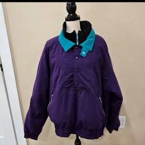 Eddie Bauer Vintage 90's Goose Down  Puffer Pullover Skii Jacket Coat